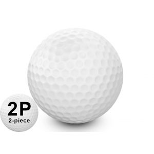 Balle de golf blanche, sans marque ou numéro