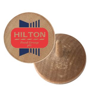 Houten golfbal marker