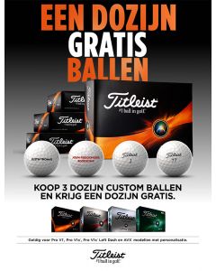 Titleist gratis golfballen